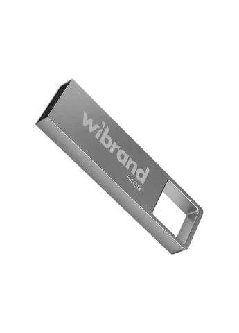 Флеш-память USB 64Гб металл серебристый Wibrand (393474100)