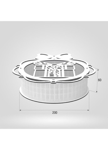 Подарочная коробка d200 h60 Ekostar (368307046)