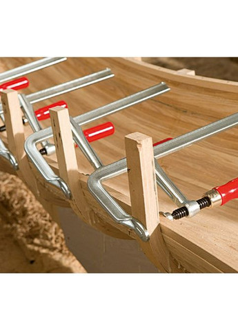 Струбцина GZ 600х120 мм зусилля до 6000 Н суцільнометалева дерев'яна ручка GZ60 (15417) Bessey (295043543)