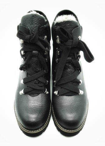 Жіночі черевики зимові чорні шкіряні P-10-1 25 см (р) patterns (259299740)
