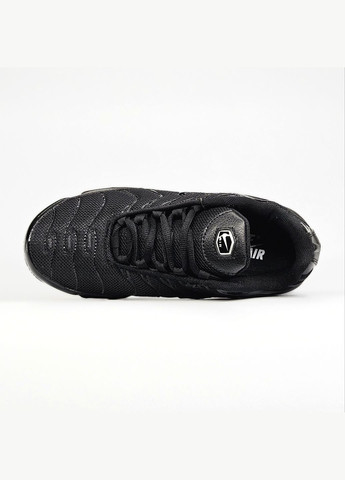 Черные демисезонные кроссовки мужские и женские Nike air max Tn plus black | Найк аір макс Тн плюс