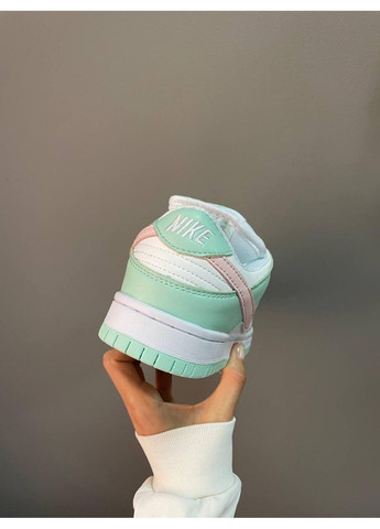 Розовые демисезонные кроссовки мужские nike sb dunk low mint pink найк сб данк No Brand