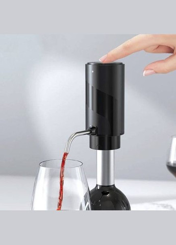 Електронна помпа аератор для вина,диспенсер акумуляторний.Винний електродозатор з акумулятором для пляшки No Brand (337341987)