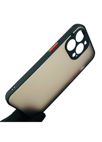 Чохол для iPhone 13 Pro протиударний із високими бортами із захистом камери на айфон 13 про чорний Apple (366021715)