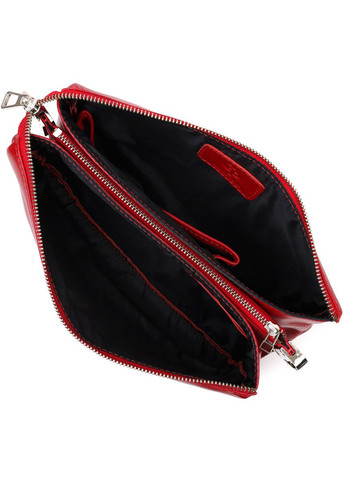 Жіночий клатч шкіряний 11670 Червоний Grande Pelle (302009172)