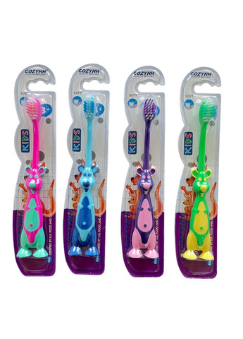 Щетка зубная детская 202 Cozyhh кенгуру 3+ soft (12/576) No Brand (346241010)
