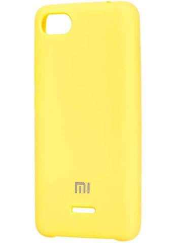 Чехол-накладка Silicone Case Xiaomi Redmi 6 Lemon Yellow Toto (301780267)