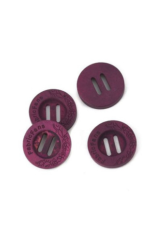 Пуговица FabricFans Круглая с двумя отверстиями 23 мм Finding (316251243)