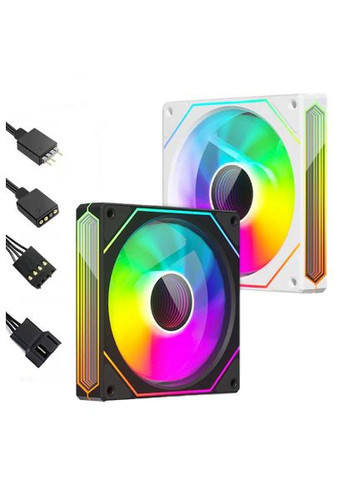 Кулер до корпусу PRISM 6 Pro ARGB Black Reverse Zezzio PRISM 6 Pro ARGB Black Reverse (370020105)