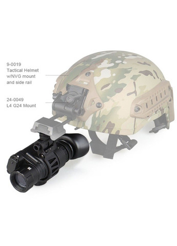 Монокуляр ночного видения PVS-14 (до 400м) с креплениями Mount на шлем No Brand (332636392)
