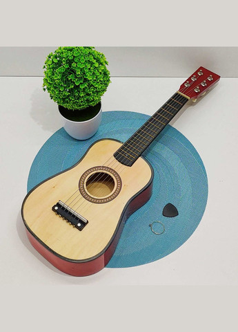 Гітара дерев'яна дитяча 6 струн Бежева (M 1369) No Brand (302215519)