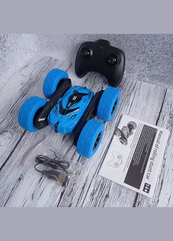 Трюкова машинка перевертень на радіокеруванні Rapidly stunt Car Синій No Brand (342369266)