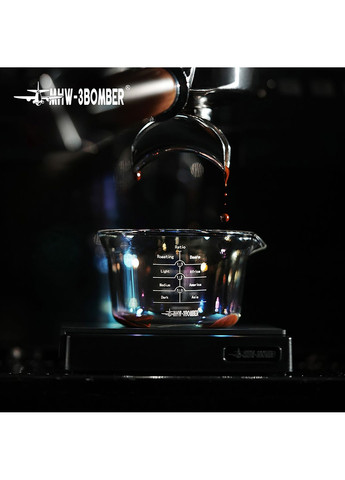 Мерная стеклянная емкость для эспрессо Glass Measuring Cup 120 мл Серая (G6585G-OS) MHW-3BOMBER (361308368)