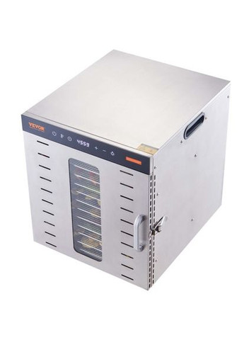 Дегидратор SS-10X 1000 W из нержавеющей стали, 300 x 280 мм Vevor (351505649)
