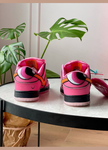 Розовые кроссовки Vakko Nike SB Dunk Low The Powerpuff Girls Blossom FD2631-600