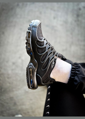 Кроссовки женские и мужские Nike Air Max TN Plus Terrascape black | Найк Аир Макс ТН плюс черные No Brand чёрные всесезоны (313102795)
