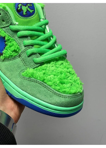 КРОСІВКИ ЖІНОЧІ NIKE SB DUNK X GRATEFUL DEAD BEARS GREEN НАЙК СБ ДАНК No Brand сірі демісезони (367173311)