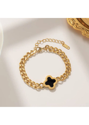Женский модный браслет-цепочка с черным и белым Клевером ( ) China (367623236)