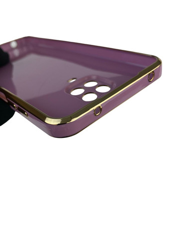 Чехол для Redmi Note 9 Pro с кольцом MagSafe с золотой окантовкой на сяоми редми нот 9 про черничный gs1 Xiaomi (366228595)