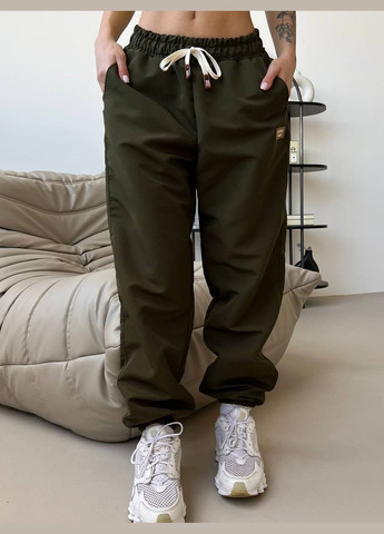 Якісні кольори хакі штани карго з двома кишенями з якісної турецької тканини, штани карго на резинці та манжетах No Brand 530-3 (290999218)