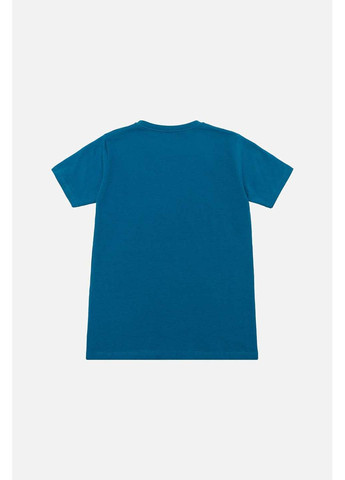 Синяя летняя футболка Galilatex