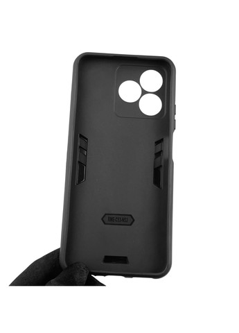 Чохол для телефона C53 броньований з магнітним кільцем-тримачем на реалмі с53 чорний Realme (366235868)