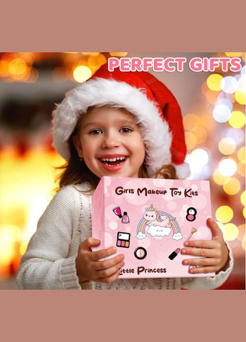 Набір дитячої косметики 183461, дитячій макіяж, манікюр, рожевий кольору, дитяча косметика для дівчаток HUANUO (334016516)