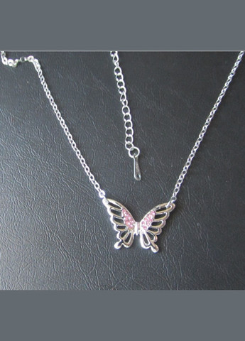 Ювелірний кулон на ланцюгу метелик в кристалах Fashion Jewelry (336949480)