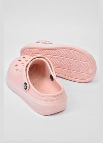 Кроксы детские для девочки пудрового цвета Let's Shop (294607549)