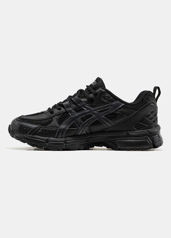 Черные демисезонные кроссовки мужские и женские asics gel kahana 8 sp black | асикс гель кахана 8 черные No Brand