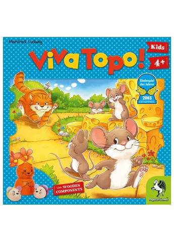 Настольная игра Сырный край (Viva Topo!) (англ.) (PS154) Pegasus Spiele Сирний край (Viva Topo) (англ.) (368497151)