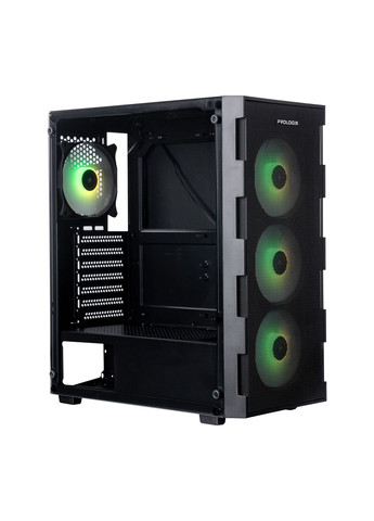 Корпус E115 Tempered Glass&Mesh Black Prologix (314834330)