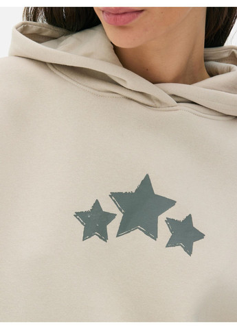 Худі фліс,бежевий з принтом, Primark (364504714)