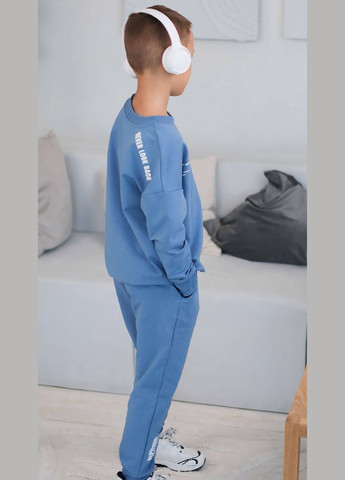 Блакитний літній костюм для хлопчика (підлітковий) hc (h001-6419-057-33) No Brand