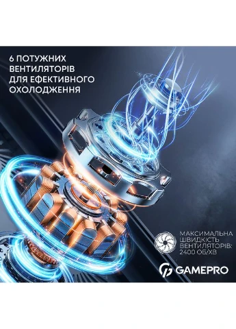 Подставка для охлаждения ноутбука (CP660) GAMEPRO (377736682)