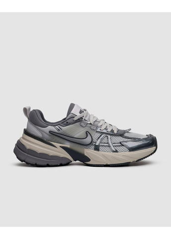 Сірі Осінні кросівки чоловічі nike v2k run pure platinum wolf grey найк в2к рантекк No Brand
