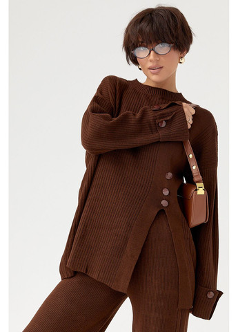 В'язаний костюм у рубчик вільного крою Lurex (364813725)