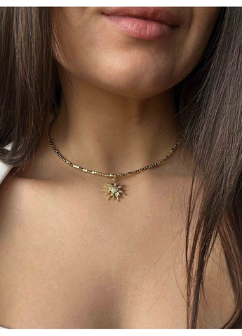 Чокер із гематиту з сонцем 1229 LeBijou (368231280)