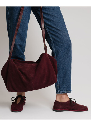 Сумка женская бордовая замша Polina&Eiterou (360861291)