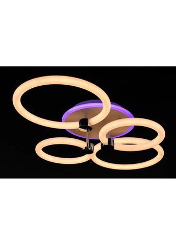 Люстра светодиодная потолочная LED светильник для квартиры на потолок лэд с пультом 26950 Белый 12х43х65 см. Sunnysky (335975418)