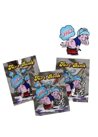 Бомбочки із запахом тухлих яєць, смердючки для розіграшів, розмір 9 на 7 см, 10 штук в комплекті No Brand (367582044)