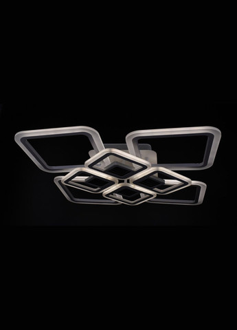 Люстра світлодіодна стельова LED світильник для квартири на стелю лед з пультом 26031 Білий 11х59х59 см. Sunnysky (364764324)