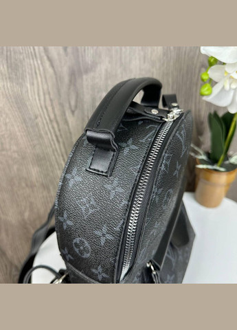 Якісний жіночий мінірюкзачок для дівчат — прогулянковий під Луї Вітон Чорний No Brand (334730011)