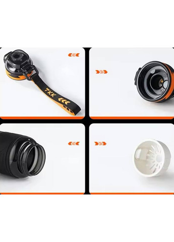 Розовая бутылка SPORTS из тритана 500 мл для спорта TKK (314709865)