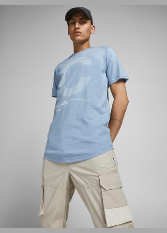 Синяя футболка Jack & Jones