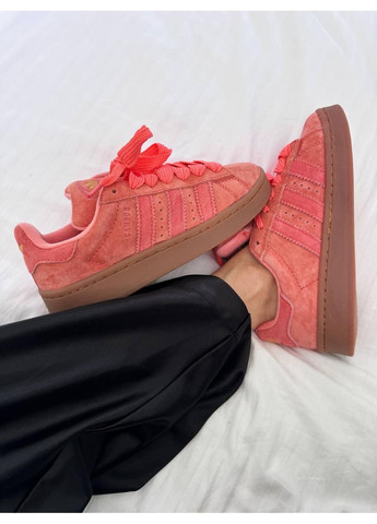 КРОСІВКИ ЖІНОЧІ ADIDAS CAMPUS PEACH GUM АДІДАС КАМПУС No Brand чорні демісезони (367171050)