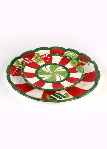 Тарілка MY HOME 30.5 см "Різдво" Різнобарвна (KP82 M COLOR) MVM (301084896)