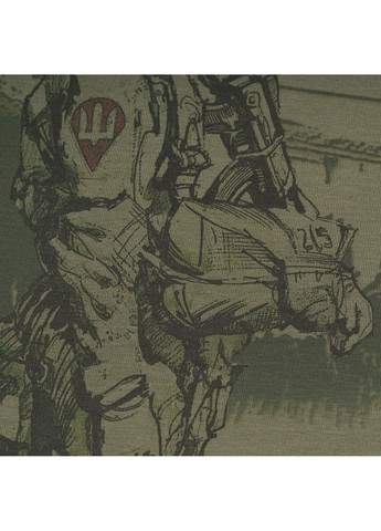 Футболка с рисунком Paratrooper Olive Drab P1G (351346976)