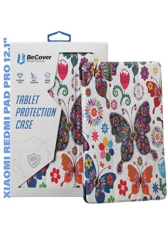 Чехол Smart Case для Xiaomi Redmi Pad Pro 12.1" Butterfly (711306) BeCover (361031905)