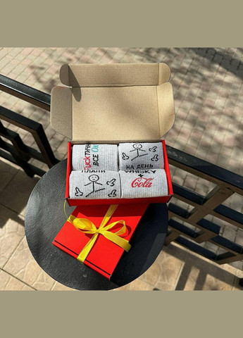 Комбинированные бокс женских подарочных носков 36-41 на 4 пары Vakko (308201763)